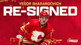 Flames Re-Sign Yegor Sharangovich | Calgary Flames