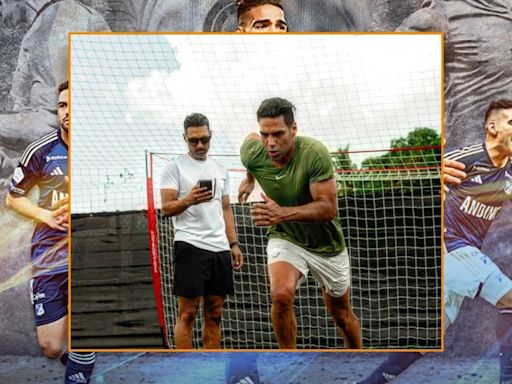 Así ha sido la preparación física de Radamel Falcao en Miami antes de unirse a Millonarios