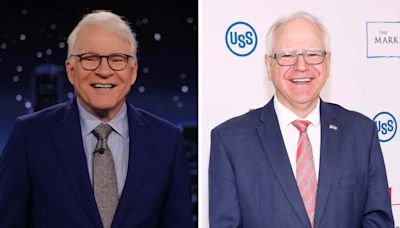 Steve Martin gives update on whether he'll be joining 'SNL' this season to play Tim Walz