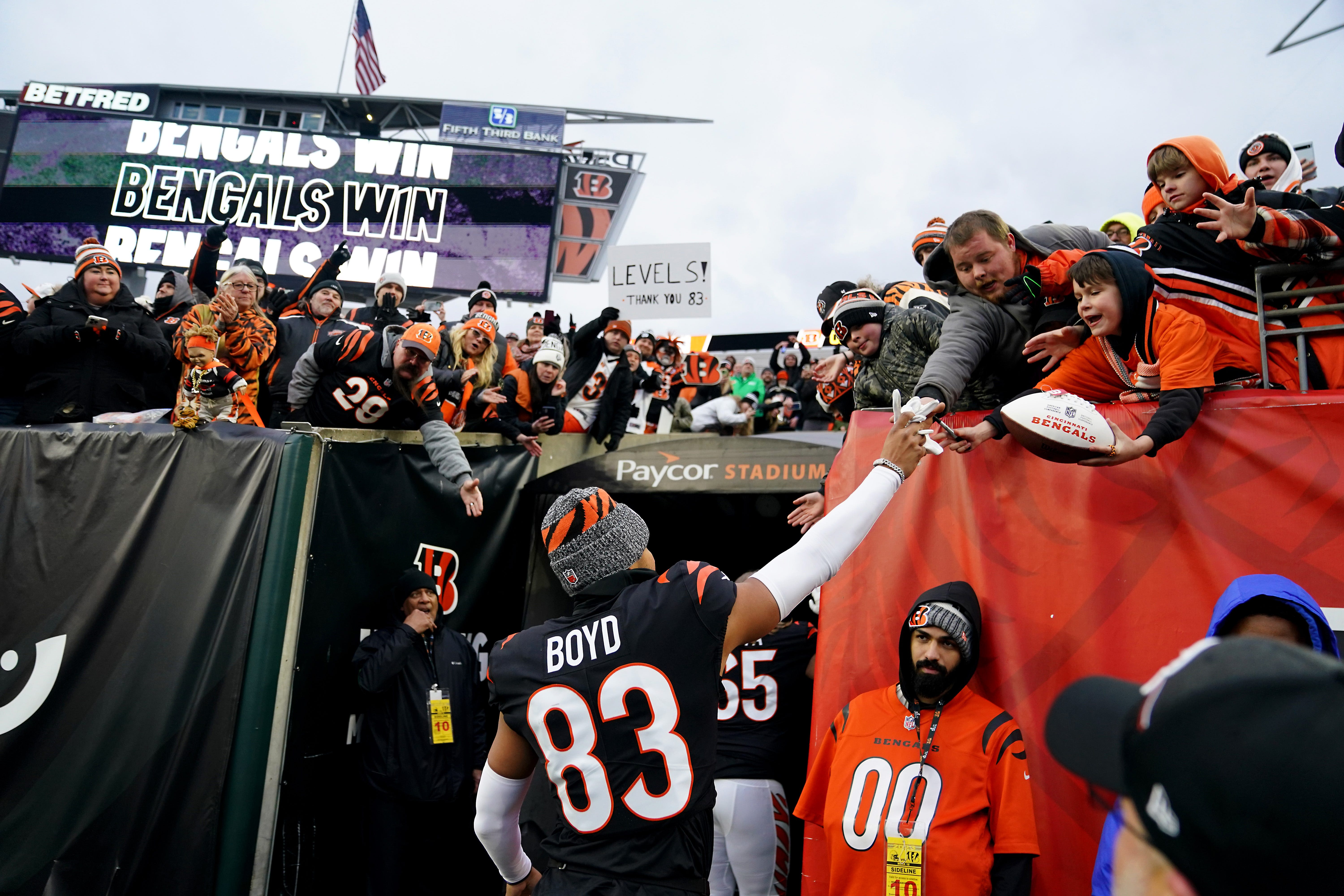 Watch: Bengals thank Tyler Boyd for eight NFL seasons in Cincinnati