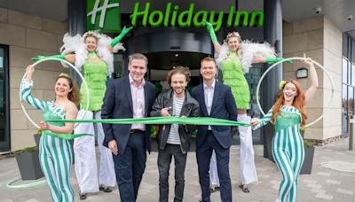 All the photos as Coronation Street star Jack P Shepherd cuts the ribbon at Blackpool's new Holiday Inn