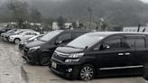 Car Owners helplessly arrange towing as vehicles submerge and engines fail in flooded parking lot outside Lohas Park - Dimsum Daily