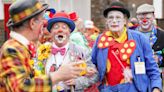 Clowns take over London church to celebrate Joseph Grimaldi