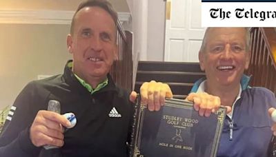 Golfers defy 17 million-to-one odds with back-to-back holes in one