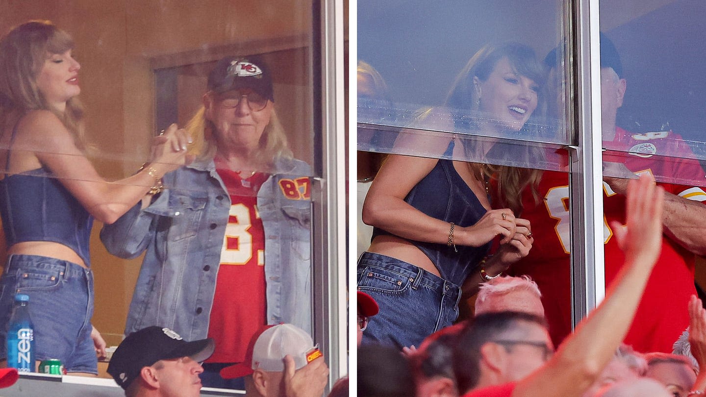 Taylor Swift Spent Travis Kelce’s First NFL Season Game With His Parents, Ed and Donna Kelce