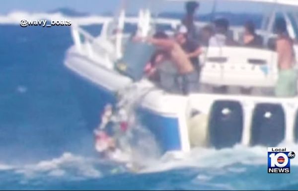 ‘Take the boat and jail them:’ Outrage over video showing boaters dumping trash off Florida coast