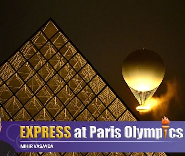 40 LED lights, a cloud of water-vapour for illumination, 200 high-pressure misting nozzles: How flying cauldron of Paris Olympics is lit up