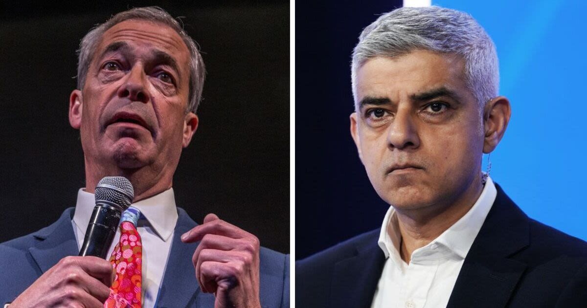 Nigel Farage loses it with Sadiq Khan over blistering attack