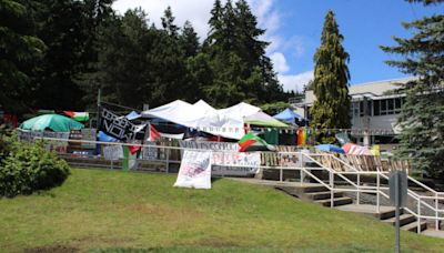 University protest camp told to vacate B.C. campus by Monday