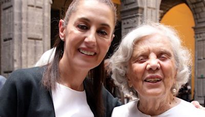 Elena Poniatowska confía en Claudia Sheinbaum: Esto dijo