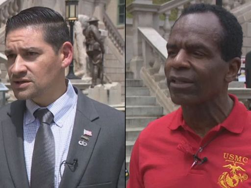 Eddie Garcia and Chuck Smith campaign in Lynchburg ahead of U.S. Senate primary