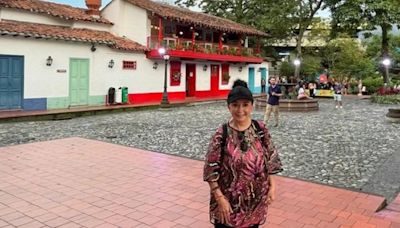 María Antonieta de las Nieves, ‘la Chilindrina’, se comió una bandeja paisa en Medellín