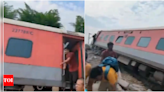 Driver heard sound of explosion before train derailed in Gonda | India News - Times of India