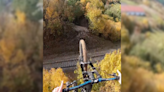 Rider Suffers 'Scariest Crash' Of His Career On Train Track Gap