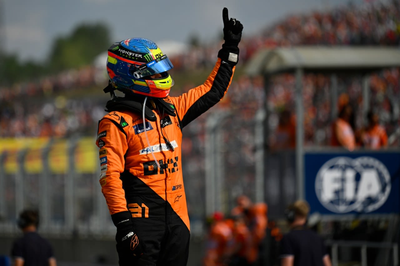 Piastri wins first F1 race after Norris obeys team orders in 1-2 for McLaren at Hungarian GP