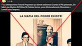 Foto de AMLO frente a un cuadro del expresidente mexicano Carlos Salinas es un montaje