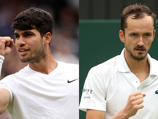 Carlos Alcaraz - Daniil Medvedev: Horario y dónde ver las semifinales de Wimbledon 2024 en directo