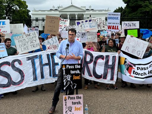 At this rally, everyone loves Biden—and wants him to drop out