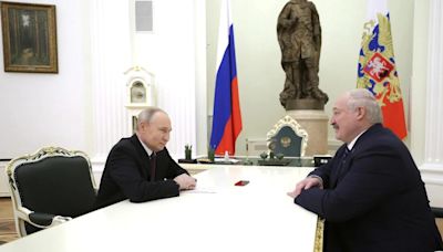 Lukashenko recibe a Putin para hablar sobre la participación de Bielorrusia en los ejercicios nucleares rusos