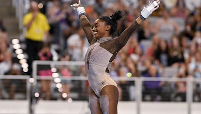 Simone Biles continues Paris Olympics prep by cruising to her 9th U.S. Championships title
