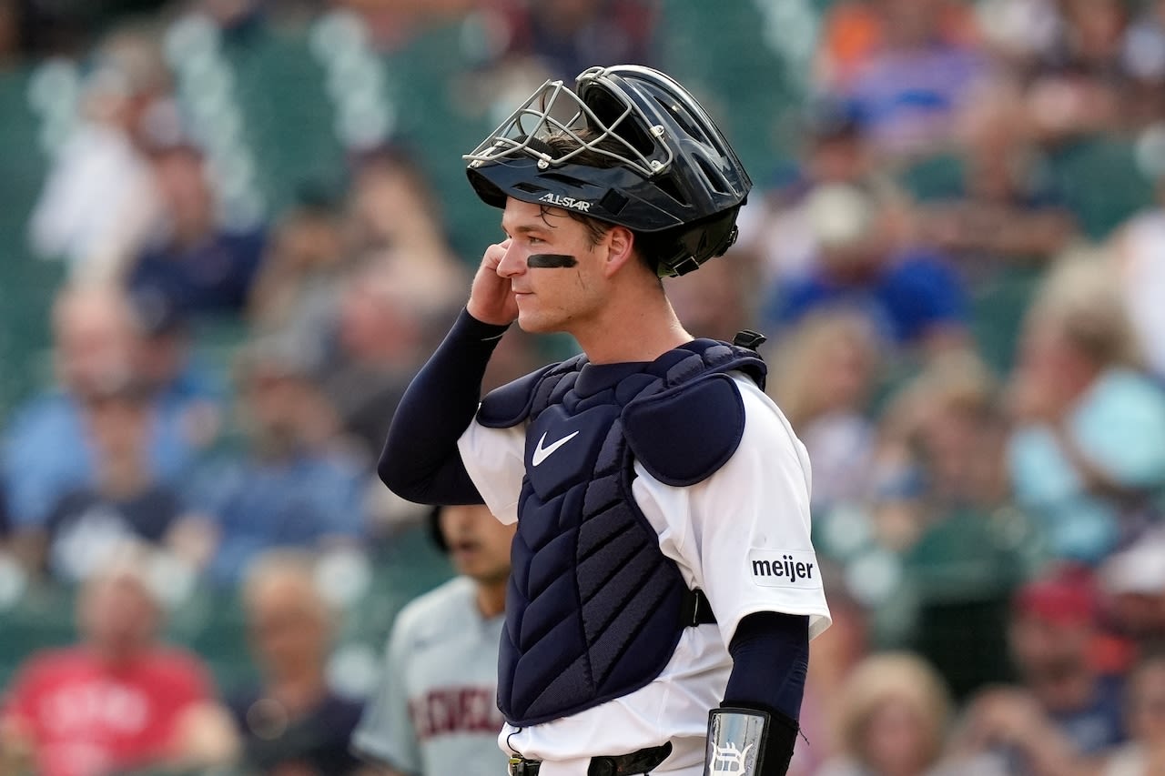 Rookie catcher has already earned trust while working his way up Tigers’ system