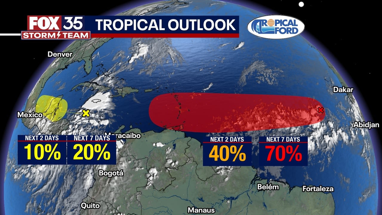 Invest 95L could become tropical storm this weekend, NHC says: Will it impact Florida?