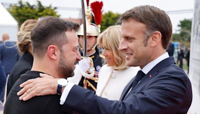 Follow live: Leaders and veterans mark D-Day landings at Omaha Beach