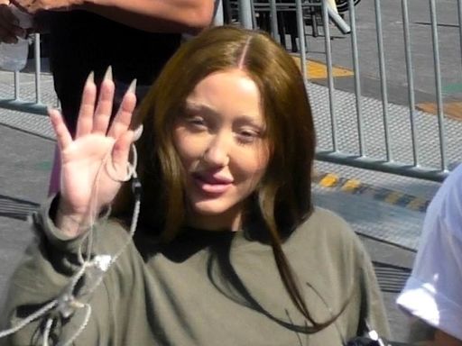 Noah Cyrus arrives at Jimmy Kimmel Live after Billy Ray Cyrus' tirade