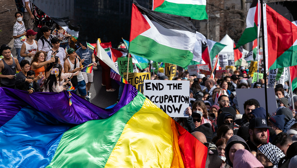 Pro-Palestine protesters interrupt Philadelphia Pride March: 'No pride in genocide'