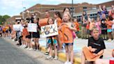 Photos: St. Charles community welcomes local student home from hospital with parade