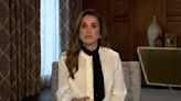 La reina Rania de Jordania dice que ser propalestina no equivale a ser “antisemita”