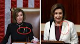 Nancy Pelosi wore the historically significant liberty brooch to her speech announcing she would not seek a Democratic leadership position