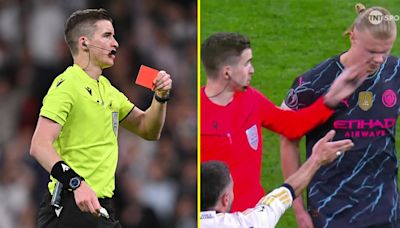 Euro final ref is a court bailiff who slapped Haaland and sent off Chelsea star