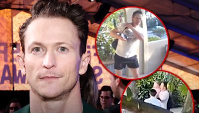 Actor Jonathan Tucker Seen Charging Into House Barefoot to Stop Home Invasion