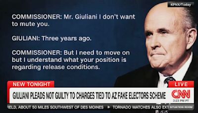 ‘Mr. Giuliani, I Don’t Want to Mute You’: Court Commissioner Warns Former Trump Lawyer to Calm Down During Arraignment