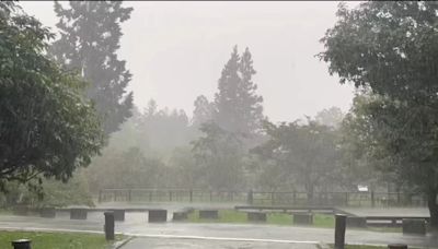 凱米強風豪雨 嘉義2萬戶停電阿里山遊樂區也停電森鐵仍停駛