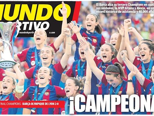 Portada de hoy de la Edición Bizkaia-Araba de Mundo Deportivo