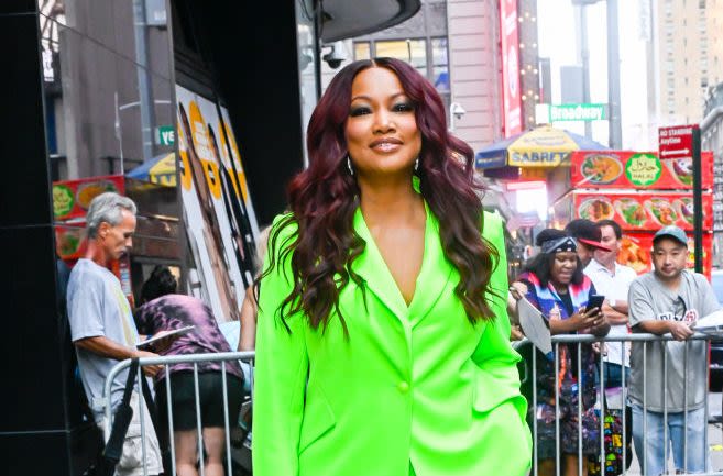 Garcelle Beauvais’ Bold Green Outfits Have Us Asking, ‘So, What Is Brat?’