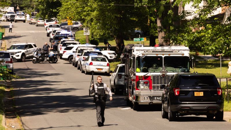 4 law enforcement officers were killed in shooting at a home in Charlotte, North Carolina. 4 other officers are hospitalized