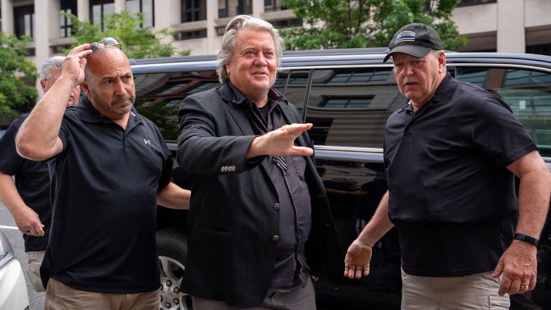 Steve Bannon ordered to report to prison by July 1 to serve contempt of Congress sentence