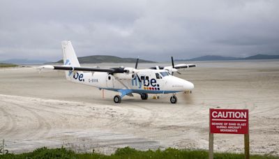 The incredible UK airport where the runway is a beach