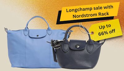 Nordstrom Rack is still having a huge sale on Longchamp bags, get up to 66% off