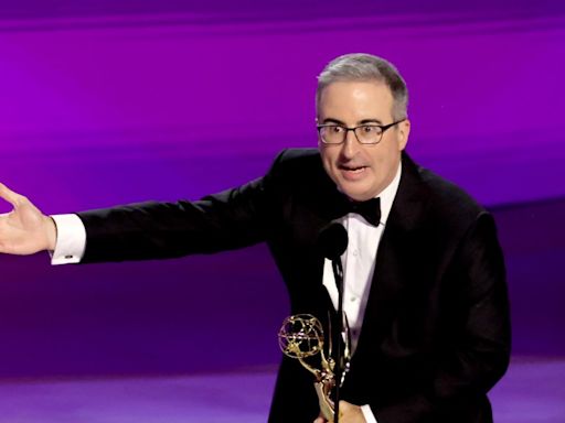 John Oliver Mourns Dead Dog in Historically Chaotic 2024 Emmys Speech