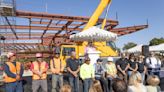 Miracle topping off ceremony on Inglewood Avenue