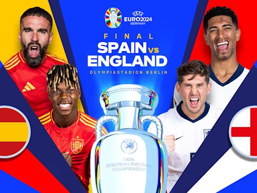 Spain vs England EURO 2024 final preview: Where to watch, kick-off time, possible line-ups | UEFA EURO 2024