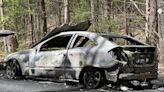 PSP: Car ignites on fire due to dry leaves