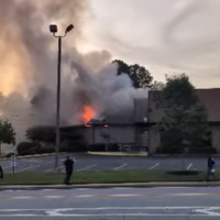 Sonny's BBQ In Lawrenceville Engulfed By Fire