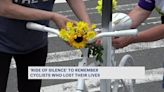 ‘Ride of Silence’ takes cyclists on ghost bike tour, honors victims of traffic accidents