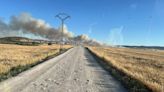 Un incendio, ya extinguido, quema 41 hectáreas en el término de Lanaja