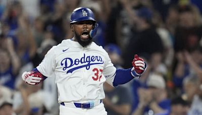 Teoscar Hernández has 3 hits, drives in 3 runs as Dodgers defeat Giants 3-2 for 4th straight win